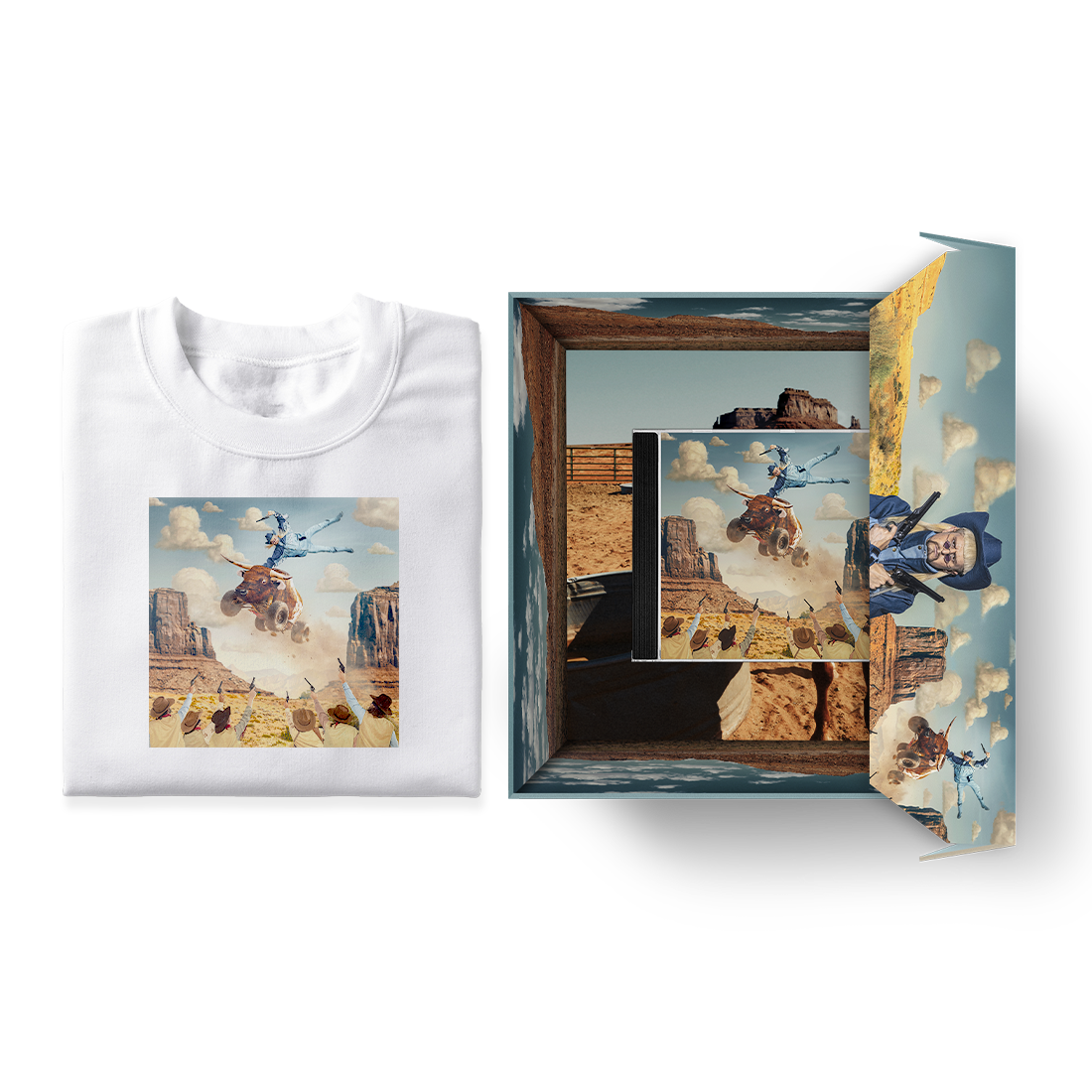 Album Cover T-Shirt + CD Box Set