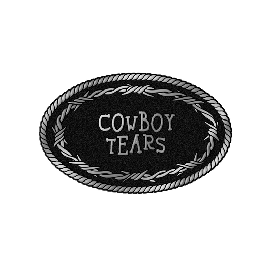 Cowboy Tears Belt Buckle