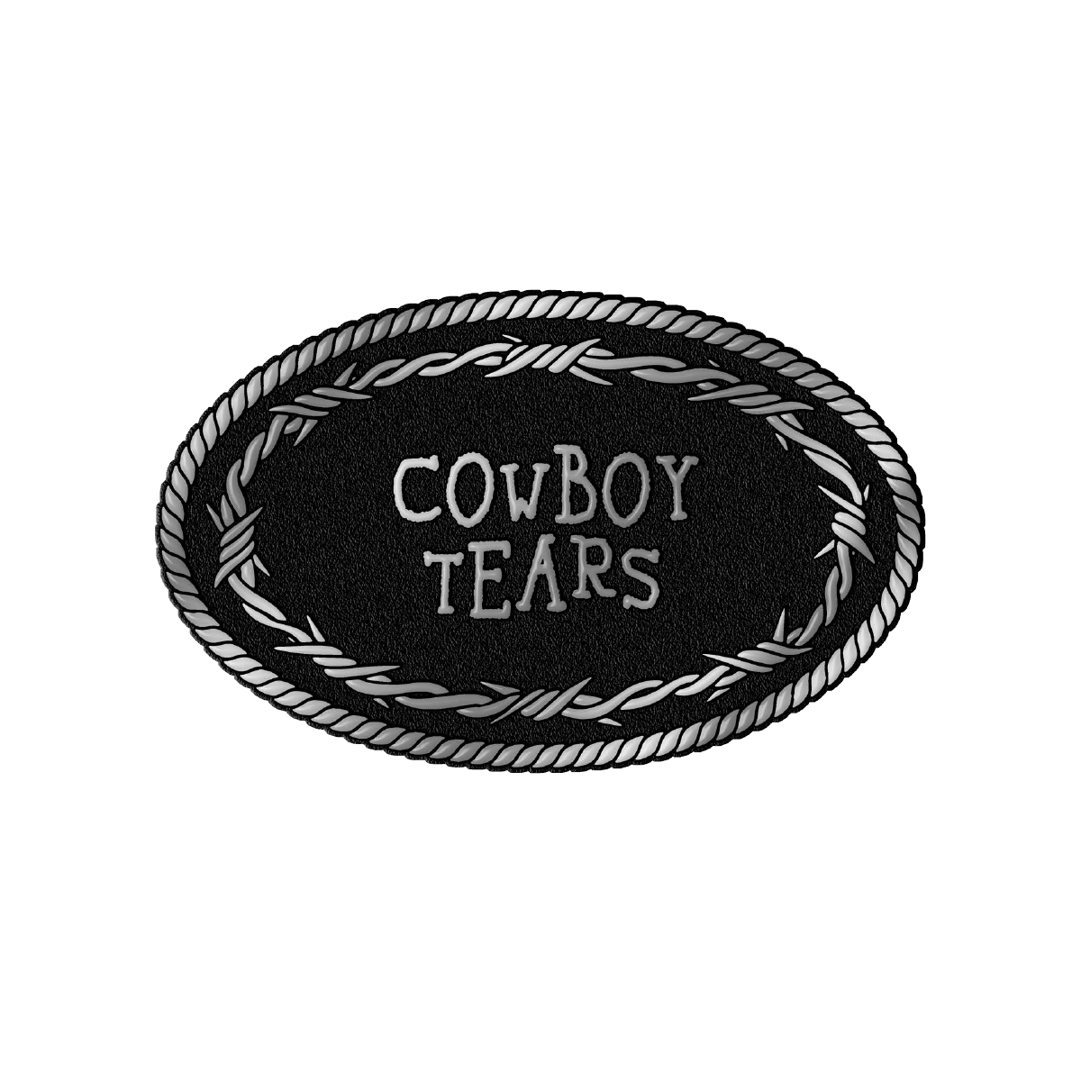 Cowboy Tears Belt Buckle