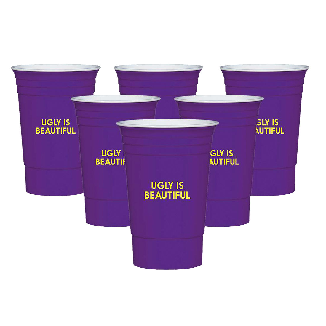 Ugly is Beautiful Reusable Cup Set